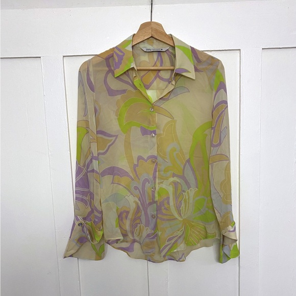 Zara 70s retro shirt - Picture 11 of 12